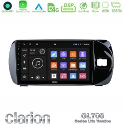 Clarion GL700 Lite Series 8Core Android11 6+128GB Toyota Yaris (Vitz) 2015-2020 RHD Navigation Multimedia Tablet 9" Με Carplay & Android Auto