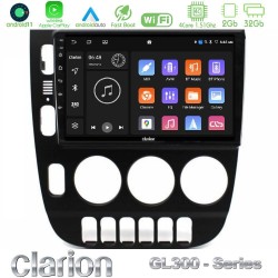 Clarion GL300 Series 4Core Android11 2+32GB Mercedes ML Class (W163) 1998-2005 Navigation Multimedia Tablet 9" Με Carplay & Android Auto