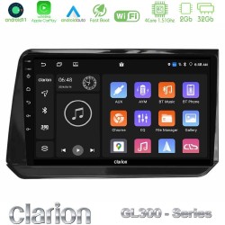 Clarion GL300 Series 4Core Android11 2+32GB Nissan Note 2021-2026 RHD Navigation Multimedia Tablet 10" Με Carplay & Android Auto Clarion GL300 Series 4Core Android11 2+32GB Nissan Note 2021-2026 RHD Navigation Multimedia Tablet 10" Με Carplay & Android Auto