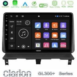 Clarion GL300+ Series 4Core Android11 4+64GB Peugeot Partner / Citroën Berlingo 2002-2008 Navigation Multimedia Tablet 9"
