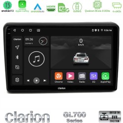 Clarion GL700 Series 8Core Android13 4+64GB Citroen C5 2008-2019 Navigation Multimedia Tablet 10" Με Carplay & Android Auto Clarion GL700 Series 8Core Android13 4+64GB Citroen C5 2008-2019 Navigation Multimedia Tablet 10" Με Carplay & Android Auto