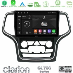 Clarion GL700 Series 8Core Android13 4+64GB Jeep Grand Cherokee 2014-2020 Navigation Multimedia Tablet 10" Με Carplay & Android Auto