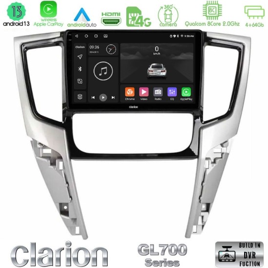 Clarion GL700 Series 8Core Android13 4+64GB Mitsubishi L200 2019-2023 Navigation Multimedia Tablet 9" Με Carplay & Android Auto