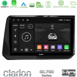 Clarion GL700 Series 8Core Android13 4+64GB Nissan Note 2021-2026 RHD Navigation Multimedia Tablet 10" Με Carplay & Android Auto Clarion GL700 Series 8Core Android13 4+64GB Nissan Note 2021-2026 RHD Navigation Multimedia Tablet 10" Με Carplay & Android Auto
