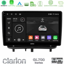 Clarion GL700 Series 8Core Android13 4+64GB Opel Corsa D 2006-2014 Navigation Multimedia Tablet 9" Με Carplay & Android Auto (Top Mount)