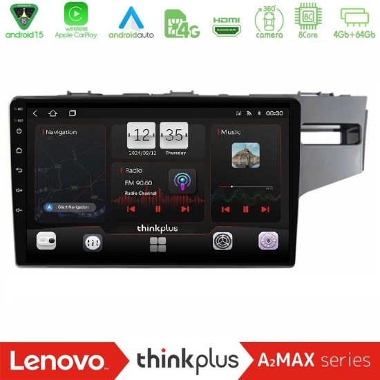 Lenovo Thinkplus A2MAX Series 8Core Android15 4+64GB Honda Jazz 2013-2020 RHD Navigation Multimedia Tablet 9"