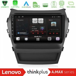 Lenovo Thinkplus A2MAX Series 8Core Android15 4+64GB Hyundai iX45 2012-2017 Navigation Multimedia Tablet 9"