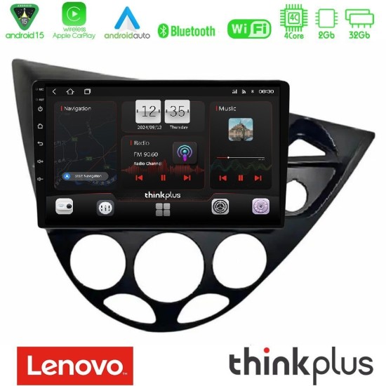 Lenovo Thinkplus Series 4Core Android15 2+32GB Ford Focus 1999-2004 (RHD) Navigation Multimedia Tablet 9" Με Carplay & Android Auto Lenovo Thinkplus Series 4Core Android15 2+32GB Ford Focus 1999-2004 (RHD) Navigation Multimedia Tablet 9" Με Carplay & Android Auto