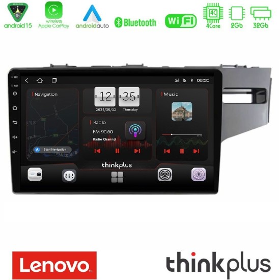Lenovo Thinkplus Series 4Core Android15 2+32GB Honda Jazz 2013-2020 RHD Navigation Multimedia Tablet 9" Με Carplay & Android Auto Lenovo Thinkplus Series 4Core Android15 2+32GB Honda Jazz 2013-2020 RHD Navigation Multimedia Tablet 9" Με Carplay & Android Auto