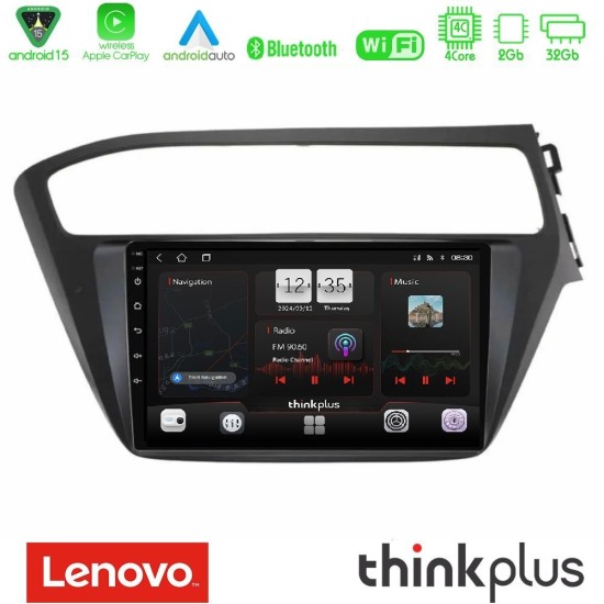 Lenovo Thinkplus Series 4Core Android15 2+32GB Hyundai i20 2018-2020 RHD Navigation Multimedia Tablet 9" Με Carplay & Android Auto Lenovo Thinkplus Series 4Core Android15 2+32GB Hyundai i20 2018-2020 RHD Navigation Multimedia Tablet 9" Με Carplay & Android Auto