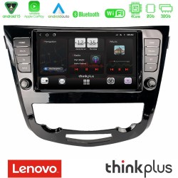 Lenovo Thinkplus Series 4Core Android15 2+32GB Nissan Qashqai J11 (AUTO A/C) Navigation Multimedia Tablet 9" Με Carplay & Android Auto