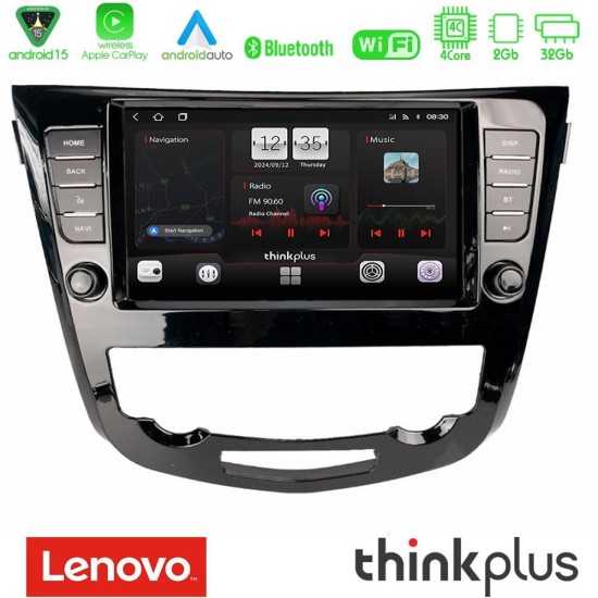 Lenovo Thinkplus Series 4Core Android15 2+32GB Nissan Qashqai J11 (AUTO A/C) Navigation Multimedia Tablet 9" Με Carplay & Android Auto Lenovo Thinkplus Series 4Core Android15 2+32GB Nissan Qashqai J11 (AUTO A/C) Navigation Multimedia Tablet 9" Με Carplay & Android Auto