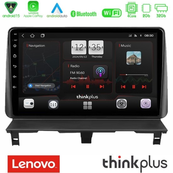 Lenovo Thinkplus Series 4Core Android15 2+32GB Peugeot Partner / Citroën Berlingo 2002-2008 Navigation Multimedia Tablet 9" Με Carplay & Android Auto Lenovo Thinkplus Series 4Core Android15 2+32GB Peugeot Partner / Citroën Berlingo 2002-2008 Navigation Multimedia Tablet 9" Με Carplay & Android Auto