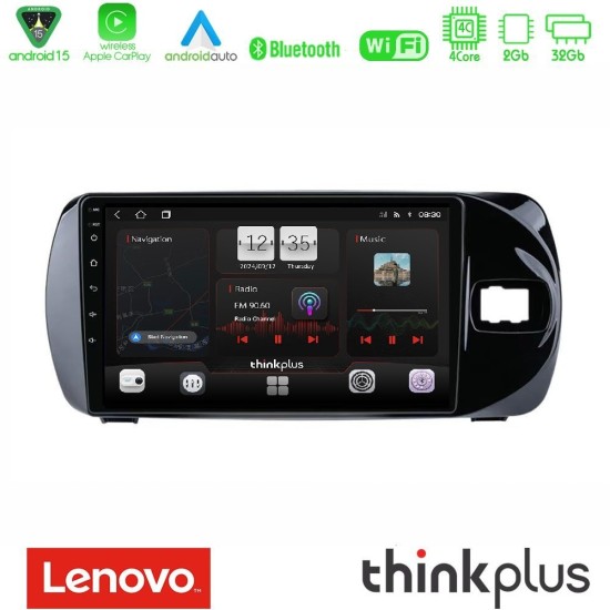 Lenovo Thinkplus Series 4Core Android15 2+32GB Toyota Yaris (Vitz) 2015-2020 RHD Navigation Multimedia Tablet 9" Με Carplay & Android Auto Lenovo Thinkplus Series 4Core Android15 2+32GB Toyota Yaris (Vitz) 2015-2020 RHD Navigation Multimedia Tablet 9" Με Carplay & Android Auto