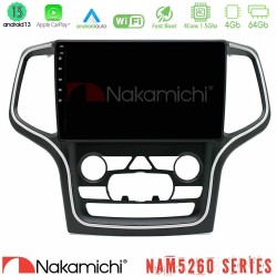 Nakamichi NAM5260 Series 4Core Android13 4+64GB Jeep Grand Cherokee 2014-2020 Navigation Multimedia Tablet 10" Με Carplay & Android Auto Nakamichi NAM5260 Series 4Core Android13 4+64GB Jeep Grand Cherokee 2014-2020 Navigation Multimedia Tablet 10" Με Carplay & Android Auto