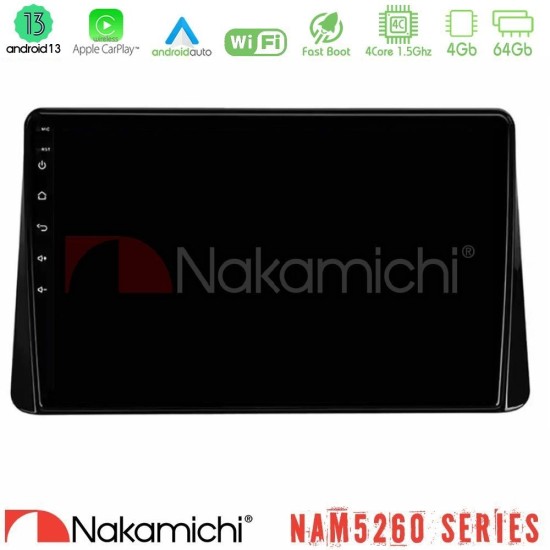 Nakamichi NAM5260 Series 4Core Android13 4+64GB Mitsubishi Eclipse Cross 2018-2023 Navigation Multimedia Tablet 9" Με Carplay & Android Auto