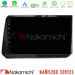 Nakamichi NAM5260 Series 4Core Android13 4+64GB Nissan Note 2021-2026 RHD Navigation Multimedia Tablet 10" Με Carplay & Android Auto
