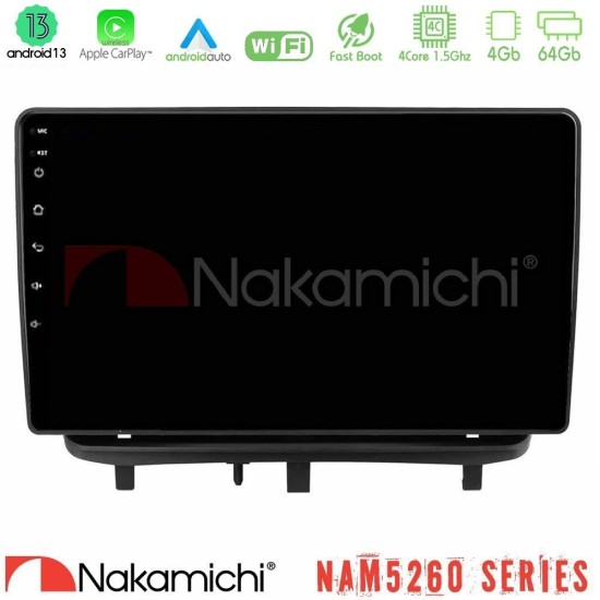 Nakamichi NAM5260 Series 4Core Android13 4+64GB Opel Corsa D 2006-2014 Navigation Multimedia Tablet 9" Με Carplay & Android Auto (Top Mount) Nakamichi NAM5260 Series 4Core Android13 4+64GB Opel Corsa D 2006-2014 Navigation Multimedia Tablet 9" Με Carplay & Android Auto (Top Mount)