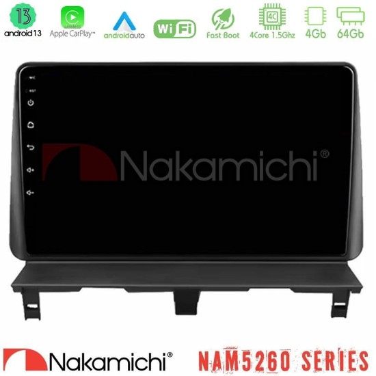 Nakamichi NAM5260 Series 4Core Android13 4+64GB Peugeot Partner / Citroën Berlingo 2002-2008 Navigation Multimedia Tablet 9" Με Carplay & Android Auto