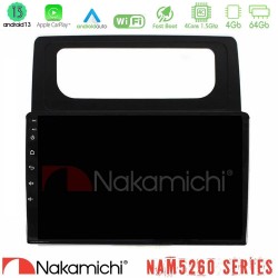 Nakamichi NAM5260 Series 4Core Android13 4+64GB VW Caddy 2004-2014 Navigation Multimedia Tablet 10" Με Carplay & Android Auto Nakamichi NAM5260 Series 4Core Android13 4+64GB VW Caddy 2004-2014 Navigation Multimedia Tablet 10" Με Carplay & Android Auto