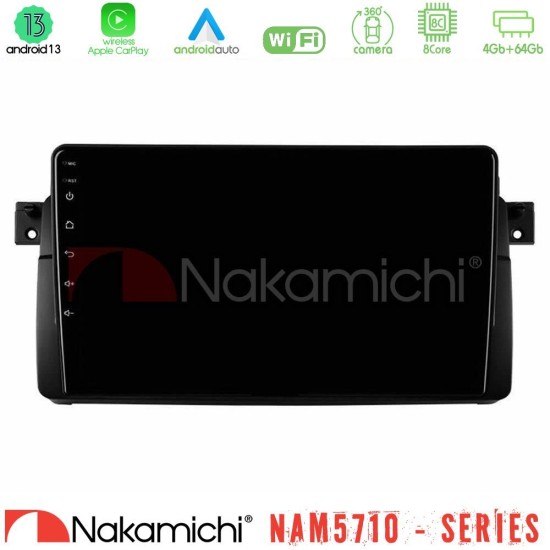 Nakamichi NAM5710 Series 8Core Android13 4+64GB BMW E46 Navigation Multimedia Tablet 9" Nakamichi NAM5710 Series 8Core Android13 4+64GB BMW E46 Navigation Multimedia Tablet 9"