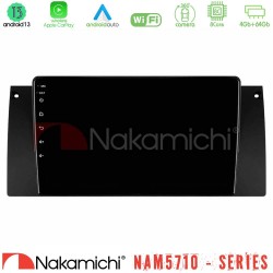 Nakamichi NAM5710 Series 8Core Android13 4+64GB  BMW 5 Series  (E39) / X5 (E53) Navigation Multimedia Tablet 9"