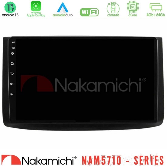 Nakamichi NAM5710 Series 8Core Android13 4+64GB  Chevrolet Aveo 2006-2010 Navigation Multimedia Tablet 9"