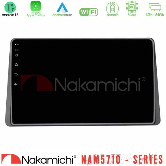 Nakamichi NAM5710 Series 8Core Android13 4+64GB  Dacia Duster 2022-> Navigation Multimedia Tablet 9"