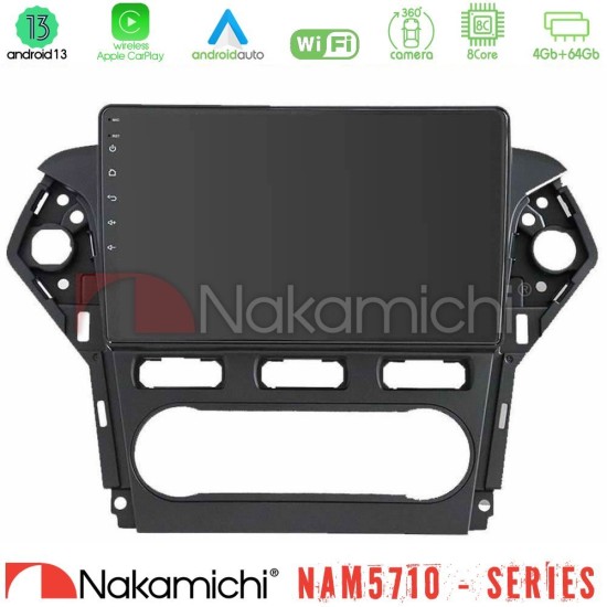 Nakamichi NAM5710 Series 8Core Android13 4+64GB  Ford Mondeo 2011-2014 Navigation Multimedia Tablet 10"