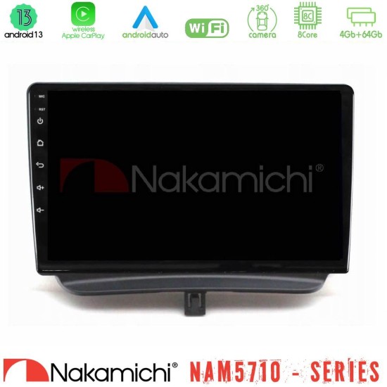 Nakamichi NAM5710 Series 8Core Android13 4+64GB  Ford Courier 2015-2023 Navigation Multimedia Tablet 9"