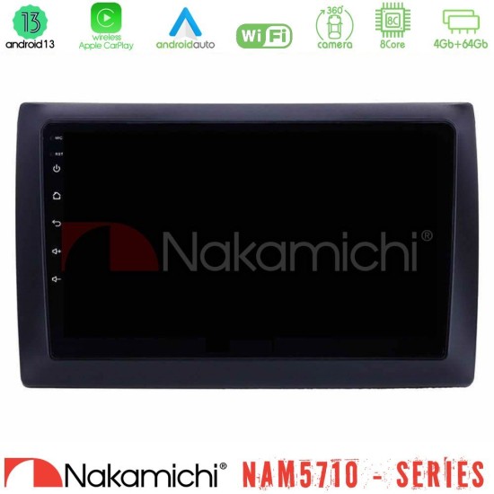 Nakamichi NAM5710 Series 8Core Android13 4+64GB  Fiat Stilo Navigation Multimedia Tablet 9"