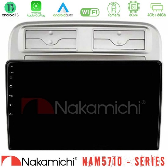 Nakamichi NAM5710 Series 8Core Android13 4+64GB  Fiat Grande Punto 2006-2011 Navigation Multimedia Tablet 9"