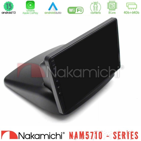 Nakamichi NAM5710 Series 8Core Android13 4+64GB  Fiat Doblo 2002-2009 Navigation Multimedia Tablet 10"