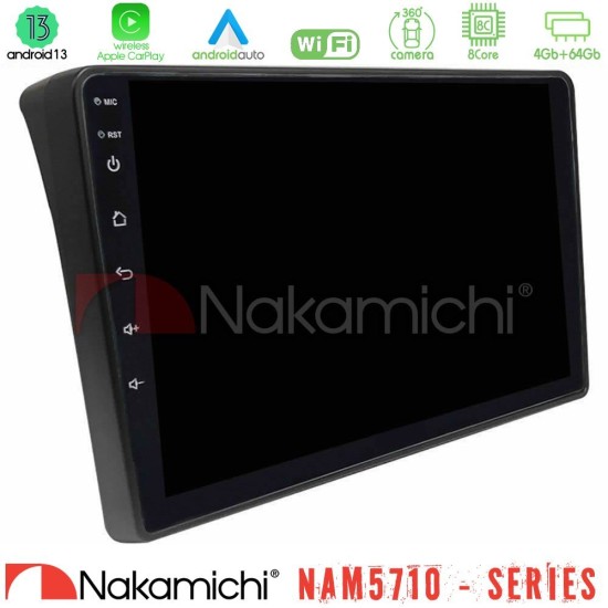 Nakamichi NAM5710 Series 8Core Android13 4+64GB  Fiat Ducato/Citroen Jumper/Peugeot Boxer Navigation Multimedia Tablet 9"