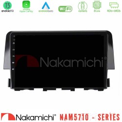 Nakamichi NAM5710 Series 8Core Android13 4+64GB  Honda Civic 2016-2020 Navigation Multimedia Tablet 9"