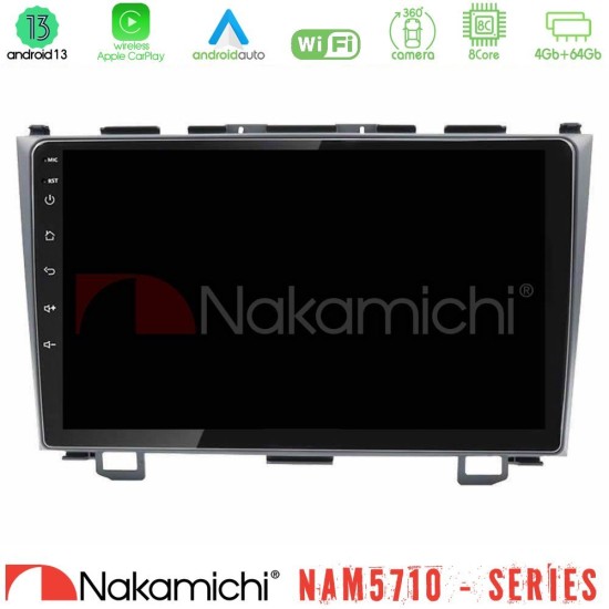 Nakamichi NAM5710 Series 8Core Android13 4+64GB  Honda CRV Navigation Multimedia Tablet 9"