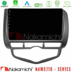 Nakamichi NAM5710 Series 8Core Android13 4+64GB  Honda Jazz 2002-2008 (Auto A/C) Navigation Multimedia Tablet 9"
