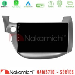 Nakamichi NAM5710 Series 8Core Android13 4+64GB  Honda Jazz 2009-2013 Navigation Multimedia Tablet 10"