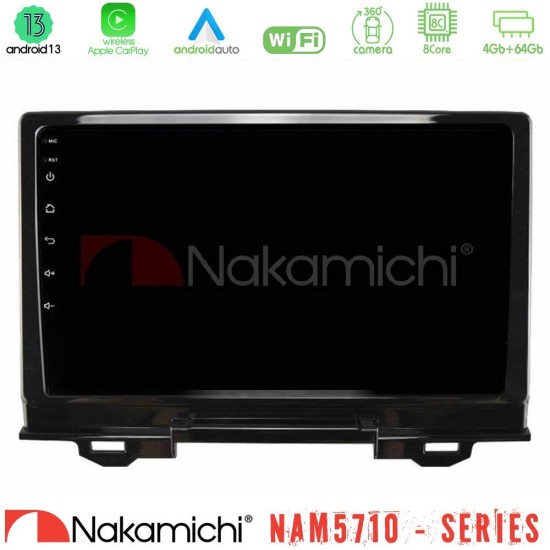 Nakamichi NAM5710 Series 8Core Android13 4+64GB  Honda HR-V 2021-> Navigation Multimedia Tablet 9"