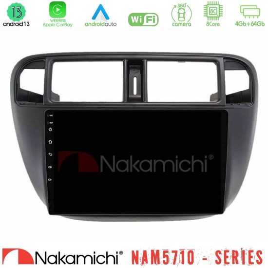 Nakamichi NAM5710 Series 8Core Android13 4+64GB Honda Civic 1995-2001 Navigation Multimedia Tablet 9"