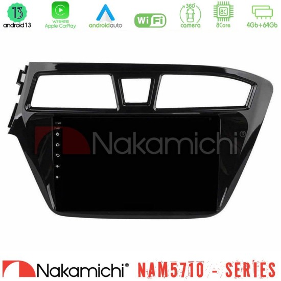 Nakamichi NAM5710 Series 8Core Android13 4+64GB Hyundai i20 2014-2018 Navigation Multimedia Tablet 9" Nakamichi NAM5710 Series 8Core Android13 4+64GB Hyundai i20 2014-2018 Navigation Multimedia Tablet 9"