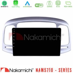 Nakamichi NAM5710 Series 8Core Android13 4+64GB  Hyundai Accent 2006-2011 Navigation Multimedia Tablet 9"