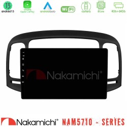 Nakamichi NAM5710 Series 8Core Android13 4+64GB  Hyundai Accent 2006-2011 Navigation Multimedia Tablet 9"