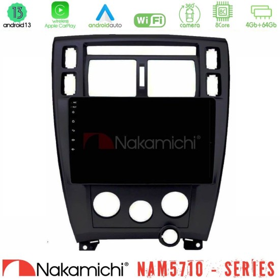 Nakamichi NAM5710 Series 8Core Android13 4+64GB  Hyundai Tucson Navigation Multimedia Tablet 9"    (Μαύρο)