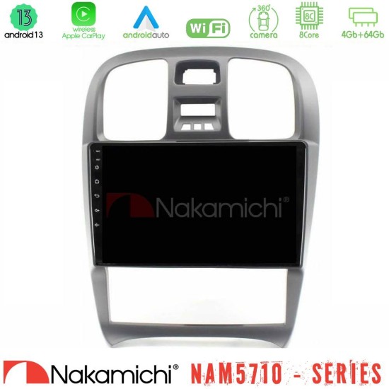 Nakamichi NAM5710 Series 8Core Android13 4+64GB Hyundai Sonata 2001-2005 Navigation Multimedia Tablet 9" Nakamichi NAM5710 Series 8Core Android13 4+64GB Hyundai Sonata 2001-2005 Navigation Multimedia Tablet 9"