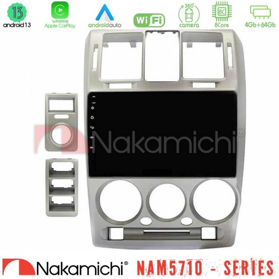 Nakamichi NAM5710 Series 8Core Android13 4+64GB Hyundai Getz 2002-2009 Navigation Multimedia Tablet 9" Nakamichi NAM5710 Series 8Core Android13 4+64GB Hyundai Getz 2002-2009 Navigation Multimedia Tablet 9"