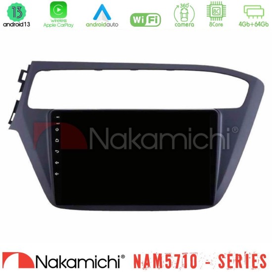 Nakamichi NAM5710 Series 8Core Android13 4+64GB Hyundai i20 2018-2020 Navigation Multimedia Tablet 9" Nakamichi NAM5710 Series 8Core Android13 4+64GB Hyundai i20 2018-2020 Navigation Multimedia Tablet 9"