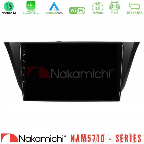 Nakamichi NAM5710 Series 8Core Android13 4+64GB Iveco Daily 2014-2025 Navigation Multimedia Tablet 9"