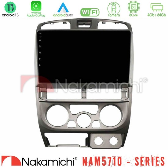 Nakamichi NAM5710 Series 8Core Android13 4+64GB  Isuzu D-Max 2004-2006 Navigation Multimedia Tablet 9"