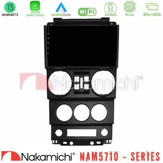 Nakamichi NAM5710 Series 8Core Android13 4+64GB Jeep Wrangler 2008-2010 Navigation Multimedia Tablet 9" Nakamichi NAM5710 Series 8Core Android13 4+64GB Jeep Wrangler 2008-2010 Navigation Multimedia Tablet 9"